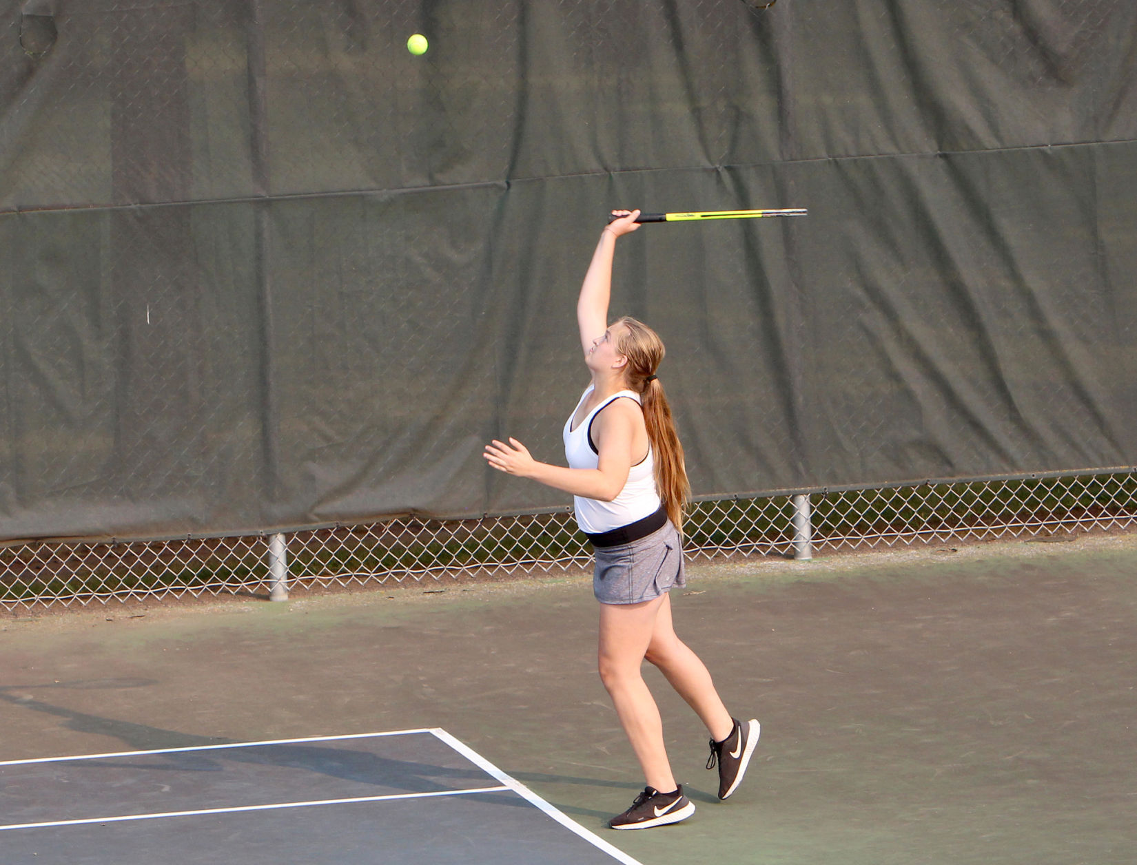 Menomonie at Chippewa Falls girls tennis 9-15-20
